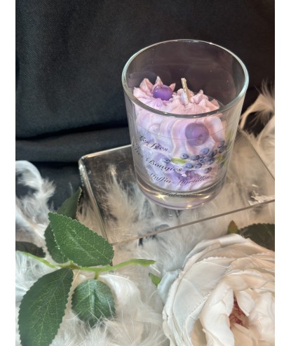 Bougie Muffin Myrtille