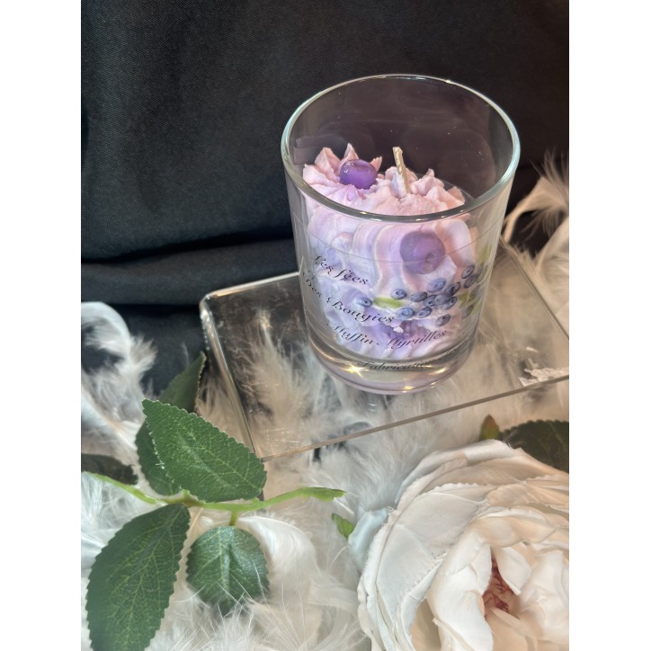 Bougie Muffin Myrtille