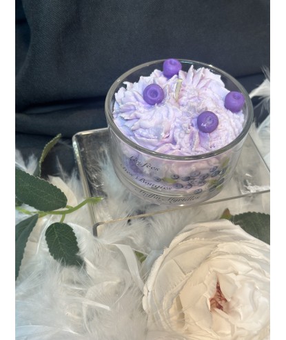 Bougie Muffin Myrtille