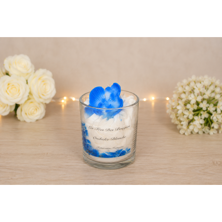 Bougie Orchidée Blanche Bougie Orchidée Blanche