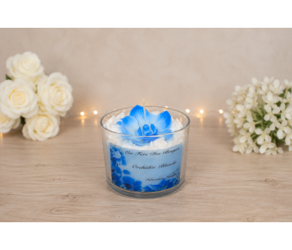 Bougie Orchidée Blanche