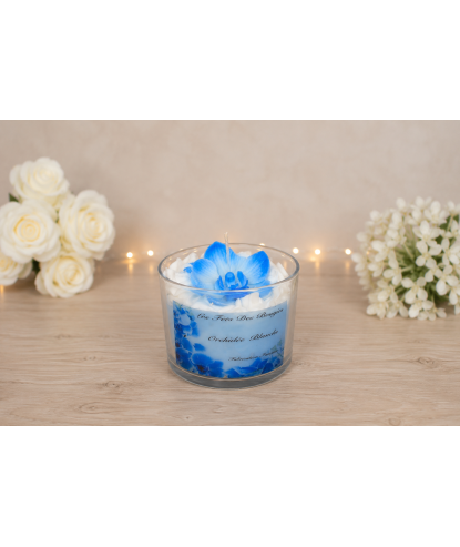 Bougie Orchidée Blanche