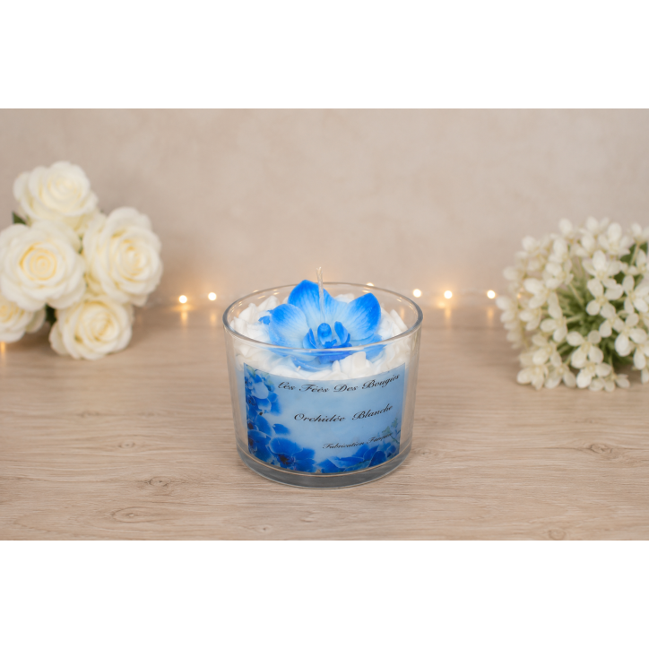 Bougie Orchidée Blanche Bougie Orchidée Blanche