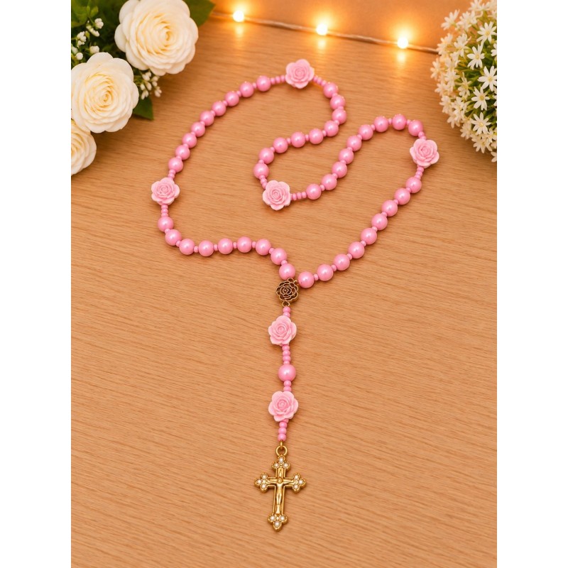 Chapelet Rose Céleste